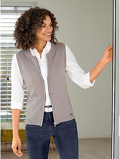 Zip Up Knitted Vest product image (506798.TPMO.1.9_WithBackground)