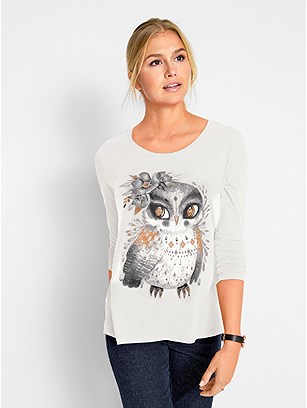 Graphic Owl Top product image (507421.EC.3.1_WithBackground)