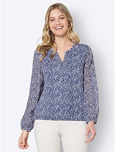 Ditzy Print Blouse product image (508060.IBBP.3.1_WithBackground)