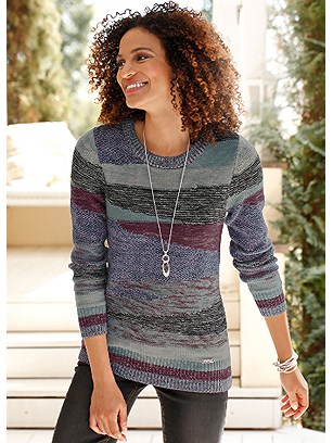 Mottled Pattern Sweater product image (508179.JDGP.1S)