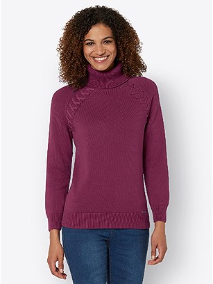 Crossed Stitch Sweater product image (508185.BORD.3.1_WithBackground)