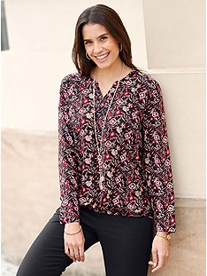 Floral Long Sleeve Top product image (523667.BKBR.1S)