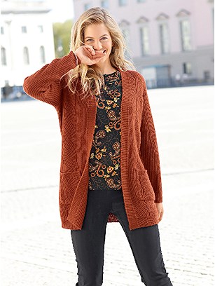 Knit Pattern Cardigan product image (523727.RU.1.1_WithBackground)