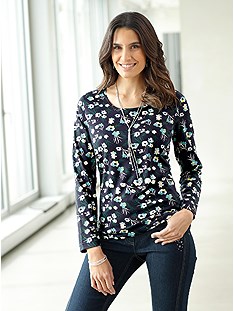 Floral Long Sleeve Top product image (524217.NVGP.1.1_WithBackground)