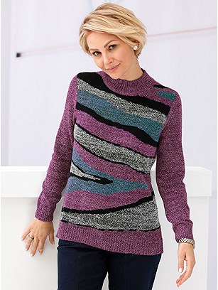 Mix Print Sweater product image (524840.MVMO.1SS)