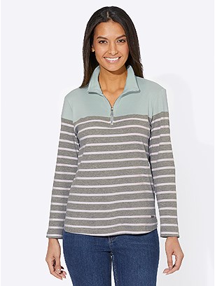Striped Zip Sweatshirt product image (526198.MTST.2.1_WithBackground)