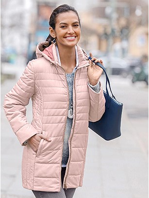 Long Quilted Jacket product image (531322.POWD.2.1_WithBackground)