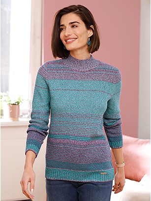 Patterned Turtleneck Sweater product image (531479.BLST.J)