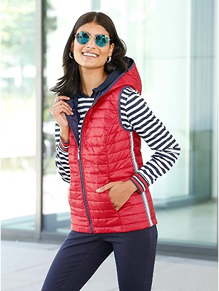 Hooded Quilted Vest product image (535429.RD.1.1_WithBackground)