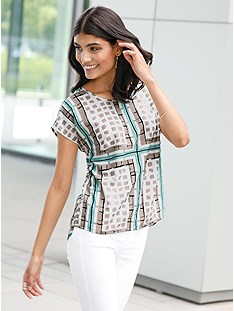 Printed Scoop Neckline Blouse product image (535433.TPPR.1.9_WithBackground)