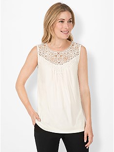 Sleeveless Lace Insert Top product image (535504.EC.3.9_WithBackground)