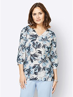V-Neck Floral Blouse product image (535796.EIBP.1.1_WithBackground)