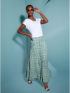 Printed Maxi Skirt product image (536651.MTEC.JS)