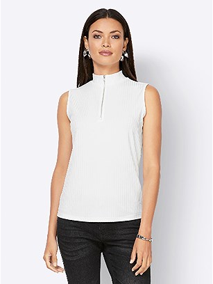 Sleeveless Zip Up Top product image (536740.EC.3.6_WithBackground)