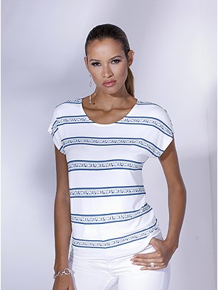 Striped Graphic Print Top product image (536845.WHPR.1.1_WithBackground)