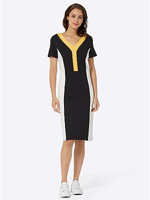 Color Block Dress product image (536998.BKYL.1.1_WithBackground)
