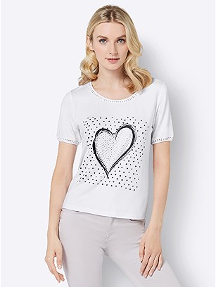 Heart Print Applique Top product image (537043.WHBK.1.5_WithBackground)