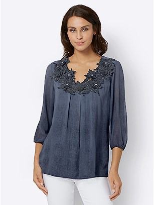 Floral Lace Applique Blouse product image (537249.SMBL.3.8_WithBackground)