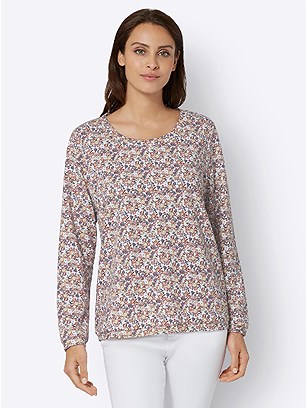 Floral Printed Sweatshirt product image (537280.BLRS.1.1_WithBackground)