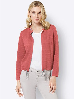 Textured Jacquard Cardigan product image (537346.YLOR.1.1_WithBackground)