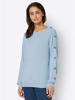 Button Sleeve Sweatshirt product image (537409.LB.3.8_WithBackground)