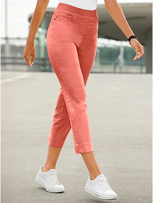 Cropped Elastic Waist Jeans product image (538587.CO.18S)