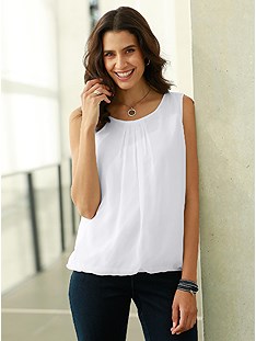 Sleeveless Pleated Top product image (538768.WH.1.1_WithBackground)