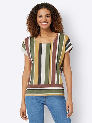 Multi-Colored Striped Top product image (540103.OCKH.1.1_WithBackground)