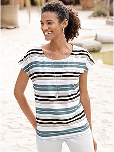 All Over Striped Blouse product image (540271.JDWH.1.1_WithBackground)