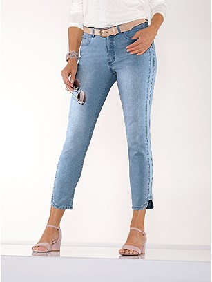 Embellished Hem Capri Jeans product image (540960.FADE.1.1_WithBackground)