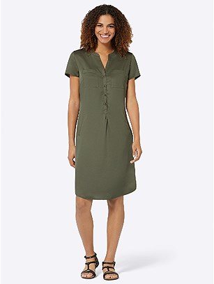 Casual Button Detail Dress product image (541543.KH.1.1_WithBackground)