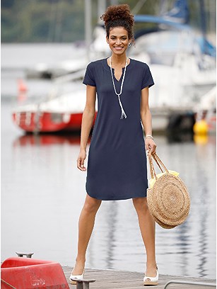 V-Neck Jersey Dress product image (541726.MTBL.1.1_WithBackground)