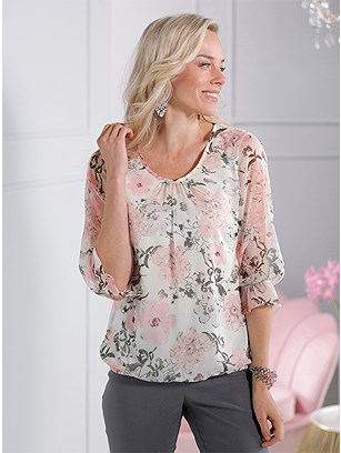 Floral Chiffon Blouse product image (541757.ECPR.1.1_WithBackground)