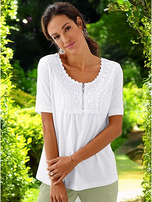 Lace Insert Shirt product image (541758.ec.14S')