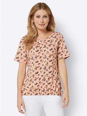Pleated Paisley Print Top product image (544499.APPA.1.1_WithBackground)