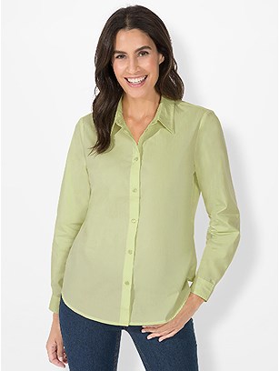Collared Button Up Blouse product image (544662.PS.1.1_WithBackground)