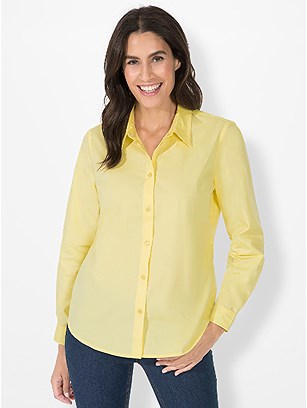 Collared Button Up Blouse product image (544662.YL.1.1_WithBackground)