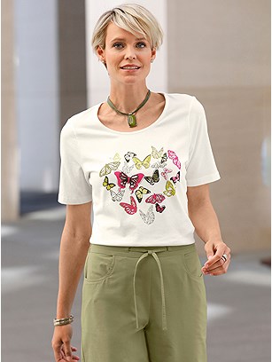 Butterfly Print Top product image (547665.WH.1S)