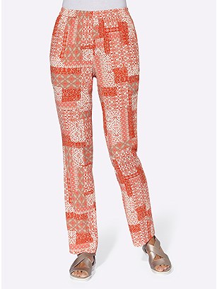 Patchwork Print Pants product image (547979.COPR.1.14_WithBackground)