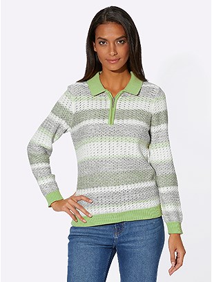 Knitted Stripe Sweater product image (548871.GRSN.1.15_WithBackground)