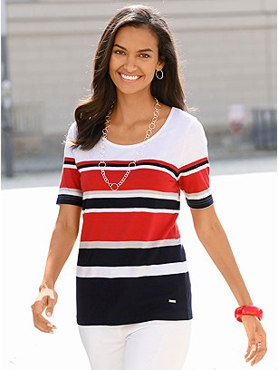 Nautical Striped Top product image (548945.NVRD.1S)