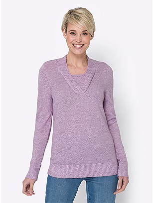 Knitted V-Neck Sweater product image (554962.OCCK.1.1_WithBackground)