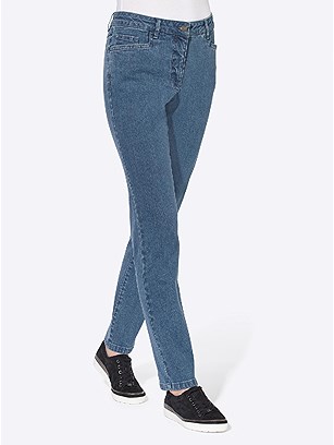 Shaped Waistband Jeans product image (555540.FADE.2.1_WithBackground)