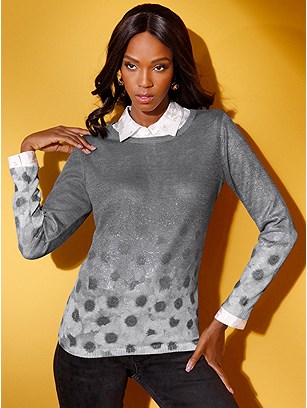 Shimmering Print Sweater product image (556967.CHPR.11)