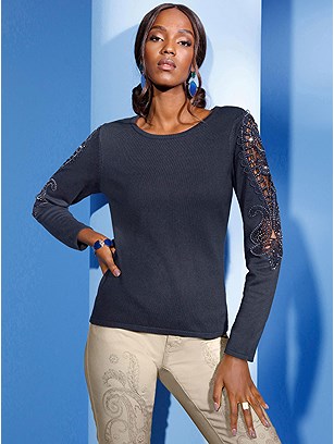 Lace Detail Sweater product image (557228.NV.11)