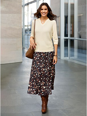Flowy Floral Maxi Skirt product image (557250.NVPR.J)