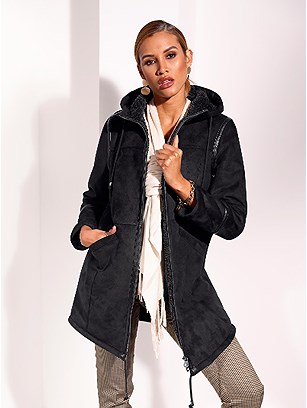 Faux Fur Hooded Jacket product image (557255.BK.1.1_WithBackground)