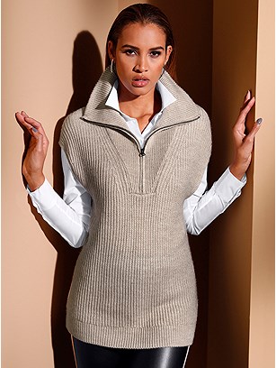 Zip Up Sweater Vest product image (557658.SAEM.11)