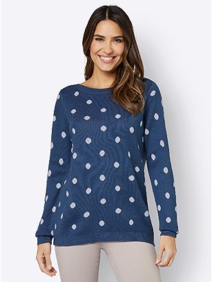 Polka Dot Sweater product image (558856.DBMU.1.1_WithBackground)