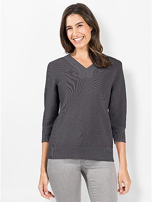 3/4 Sleeve Sweater product image (558915.CHAR.1.1_WithBackground)